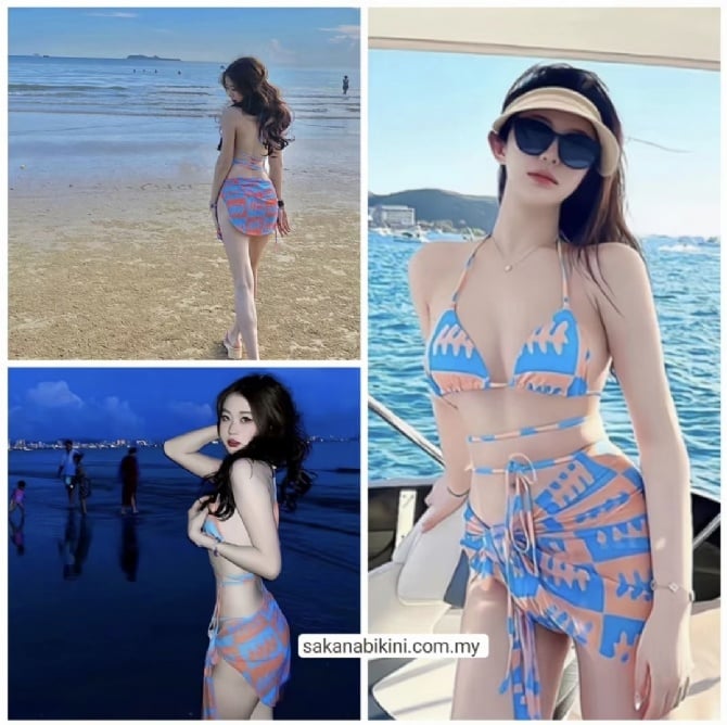女神款三件套比基尼