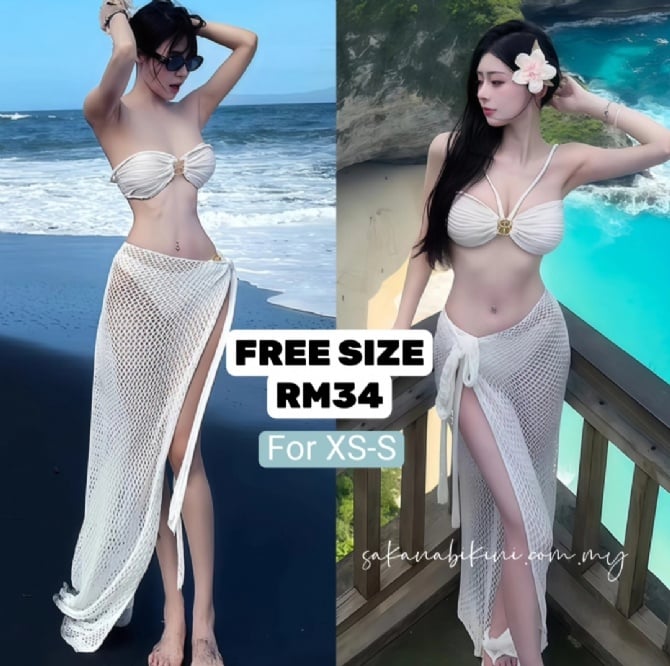 绝美网裙三件套比基尼